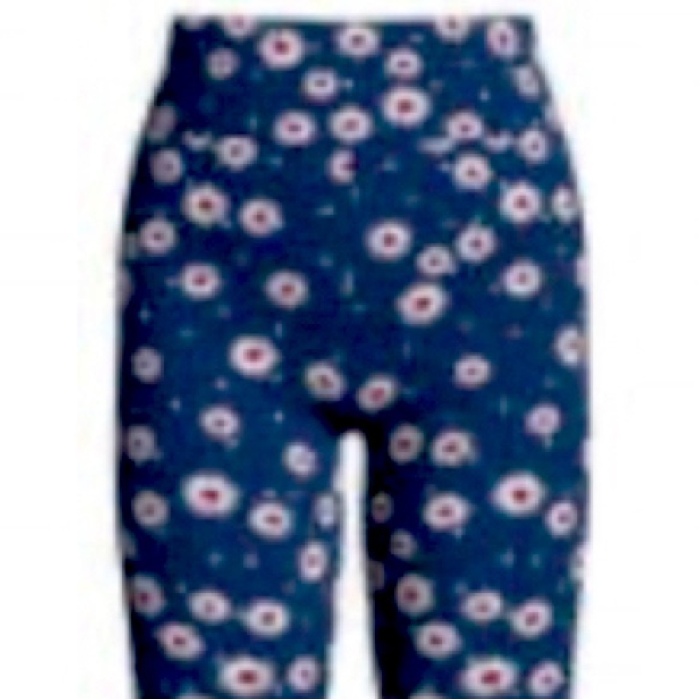 Lulsroe TC2 Leggings Daisies Red White Blue Daisy